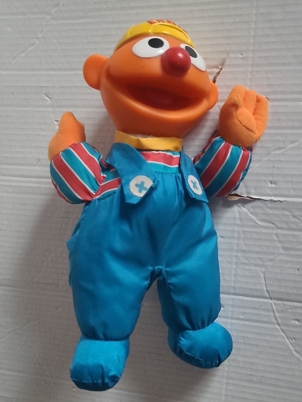 Vintage 1995 Tyco SesameStreet "Tumbling Ernie" Plush Doll.
